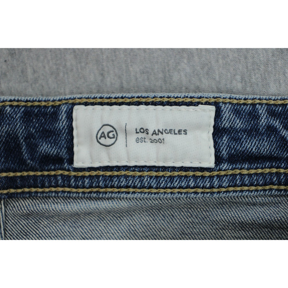 AG Adriano Goldshmied Jeans Mens 38 x 32 Blue Everett Slim Straight Stretch - Picture 3 of 8